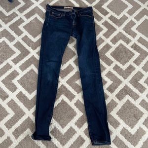 J Brand Low Rise pencil leg jeans